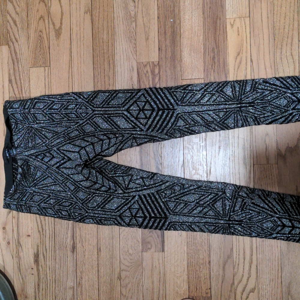 RVN Abstract Glitter Leggings